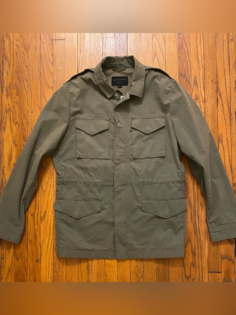 AllSaints M-65 Olive Field Jacket Medium Mint ($400 Retail)